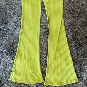 SHEIN tall solid high waist flare leg pants